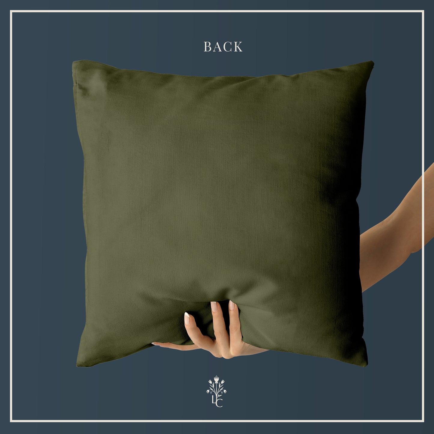 Wren (Navy) Premium Pillow