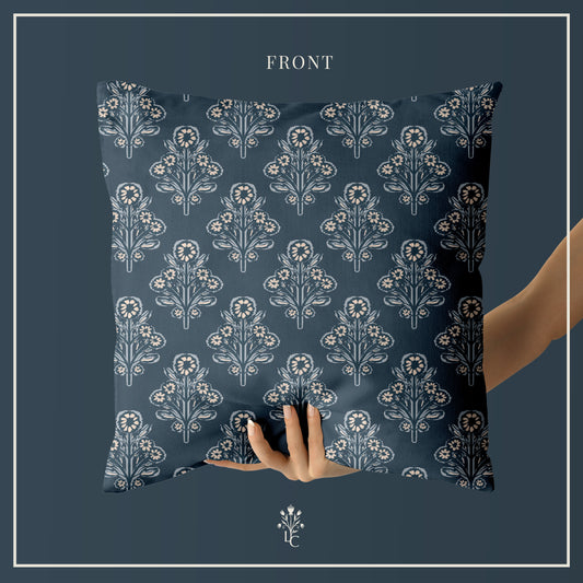 Wren (Navy) Premium Pillow