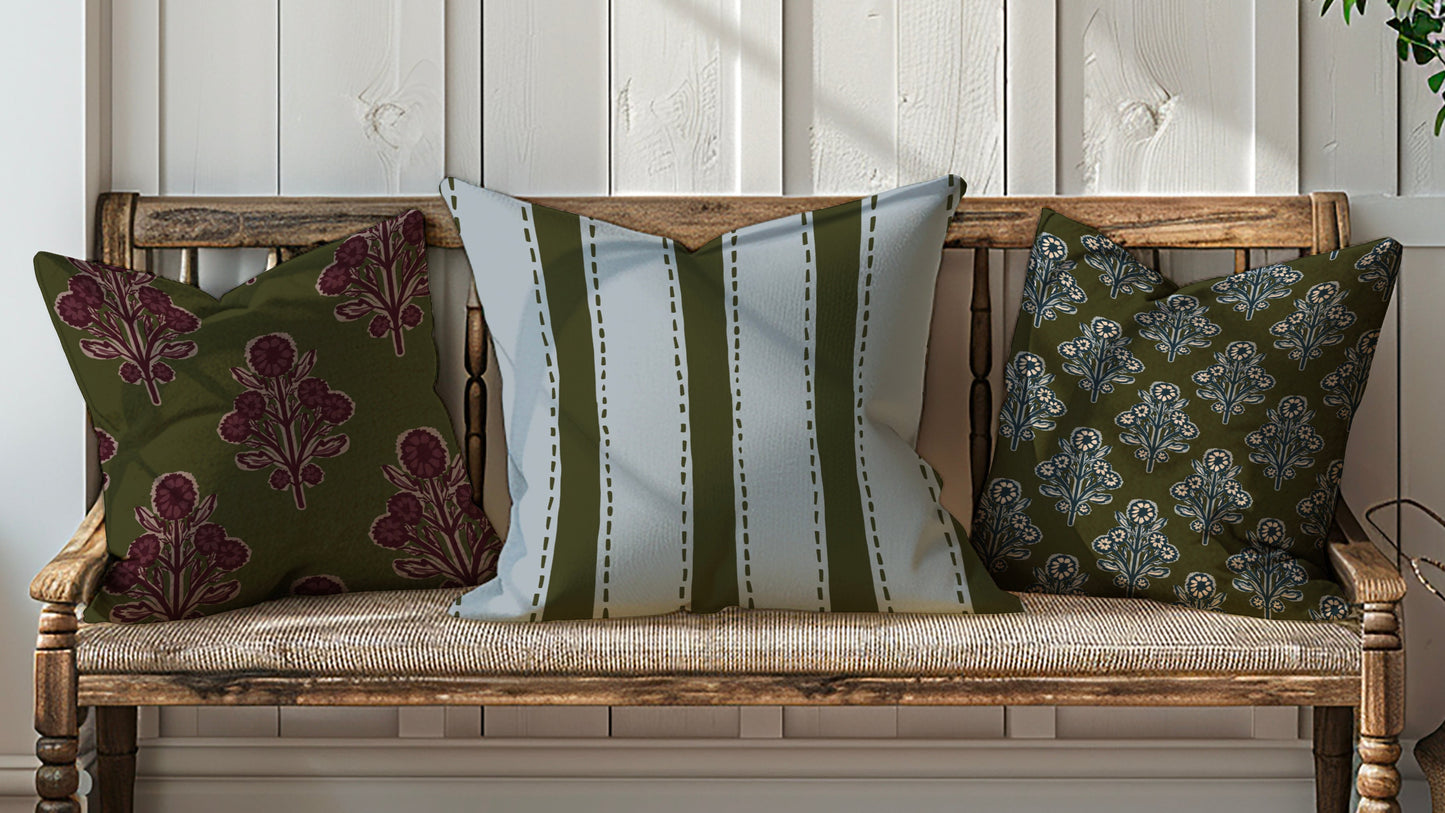 Wren (Sage) Premium Pillow