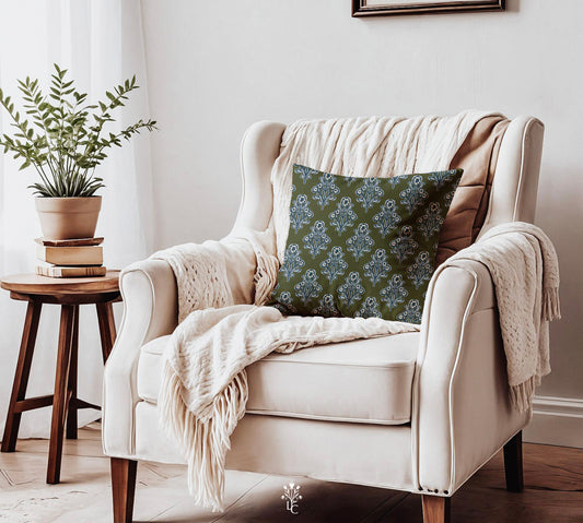 Wren (Sage) Premium Pillow