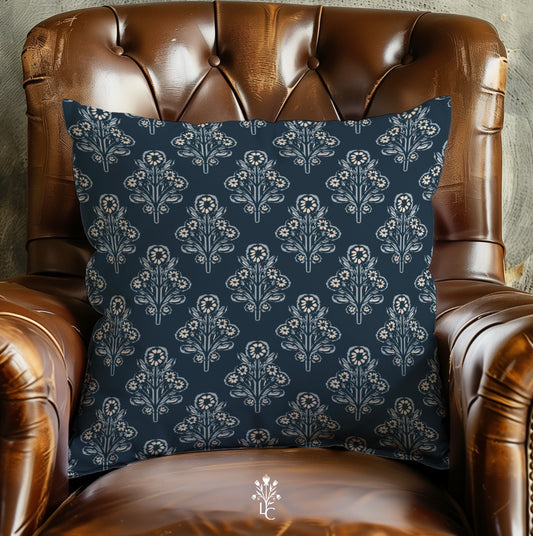 Wren (Navy) Premium Pillow