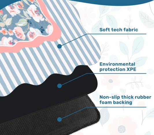 Daphne Scalloped Edge Mahjong Mat (Non-Neoprene)